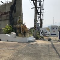 View from the road…walk back behind the hotel. The signs will point you in the right direction.😄 at Ama Vegan Kitchen in Chiang Mai