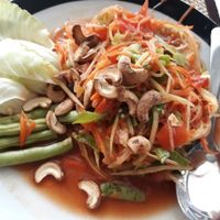 Somtam at Ama Vegan Kitchen in Chiang Mai