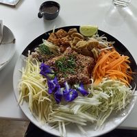 Herb rice salad 80 bath at Ama Vegan Kitchen in Chiang Mai