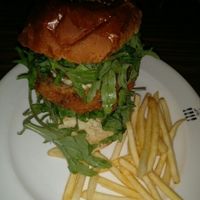 veggie burger  at Zest Cantina - Odaiba in Tokyo