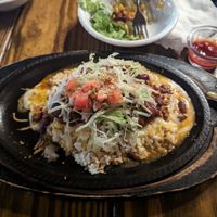 Grilled cheese taco rice at Zest Cantina - Odaiba in Tokyo