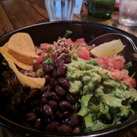 7 veggie... Tacos? I think? About 1100 yen. Fairly tasty. at Zest Cantina - Odaiba in Tokyo