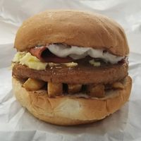 Poutine Burger at Lord of the Fries - Britomart in Auckland