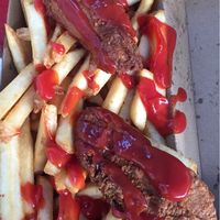 fried chick'n at Lord of the Fries - Britomart in Auckland