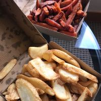 Sweet potato and chunky fries  at Lord of the Fries - Britomart in Auckland