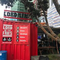 Cool storage container  at Lord of the Fries - Britomart in Auckland