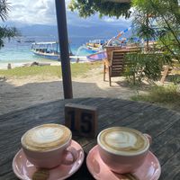 Cappuccino with oat milk  at The Banyan Tree in 