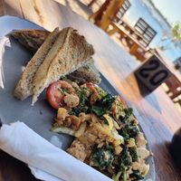 Scrambled tofu at The Banyan Tree in 