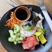 Vegan poke bowl   at The Banyan Tree in 