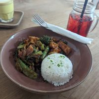 Tofu Peanut Story Fry at The Banyan Tree in 