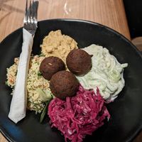 Falafel bowl at The Banyan Tree in 