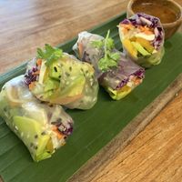 spring rolls  at The Banyan Tree in 