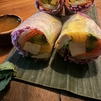 Vietnamese spring rolls  at The Banyan Tree in 