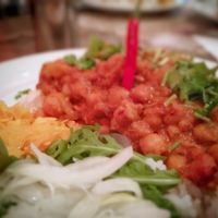 Chilli sine carne at Pomodoro's in Antibes