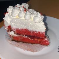 Red Velvet cake  at Confitería Maiquez in Murcia