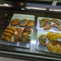 variety of empanadillas at Confitería Maiquez in Murcia