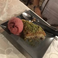 Vegan baklava at Windmill Restaurant in Paphos