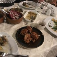 Meze - almost finished at Windmill Restaurant in Paphos