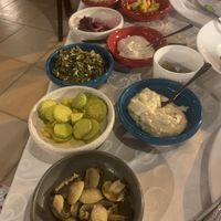 Vegan mezze at Windmill Restaurant in Paphos