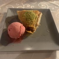 Vegan baklava at Windmill Restaurant in Paphos