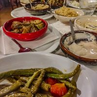 Lemon green beans at Windmill Restaurant in Paphos