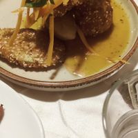 Crispy cauliflower dish (part of the mezze) at Windmill Restaurant in Paphos