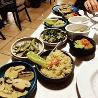 Vegan mezze at Windmill Restaurant in Paphos