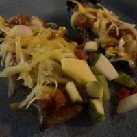 Vegan cheese stuffed aubergine   at Windmill Restaurant in Paphos