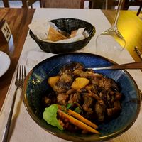 imam bayildi (vegan dish of the day) at Windmill Restaurant in Paphos