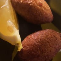 Traditional koupes with mushrooms   at Windmill Restaurant in Paphos