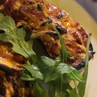 Eggplant with vegan cheesee  at Windmill Restaurant in Paphos