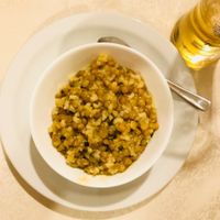 Vegan starter...lentils..so good! at Windmill Restaurant in Paphos