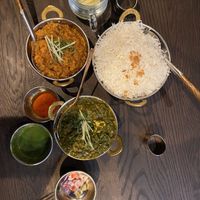 Several vegan dishes  at The Indian Kitchen  in Amstelveen