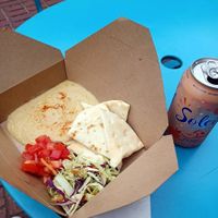 Hummus Pita snack at BHeavenly - Food Trailer in Eugene