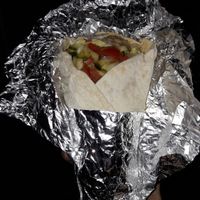 Falafel sandwich 600huf (2€) at Falafel Sziget in Budapest