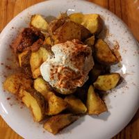 HUGE patatas :) at La Tavernaire in Valencia