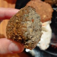 Croqueta de bolets at La Tavernaire in Valencia