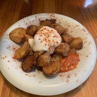 Patatas bravas at La Tavernaire in Valencia