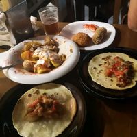 Batata brava and cant remember names of others at La Tavernaire in Valencia