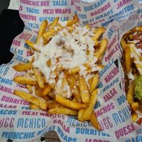 Cheesy chips at WeeMexico in Dundee