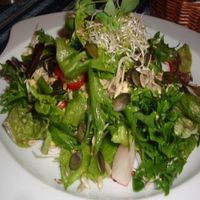 green salad at Aed Restaurant in Tallinn