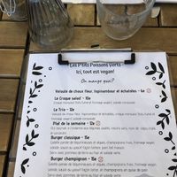 Lunch menu? at Les P'tits Poissons Verts in Nimes
