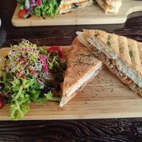 Bulgogi panini from the side at Vegetus 베제투스 in Seoul