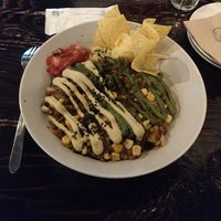 Lentil taco salad at Vegetus 베제투스 in Seoul