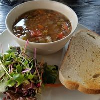 lentil soup at Vegetus 베제투스 in Seoul
