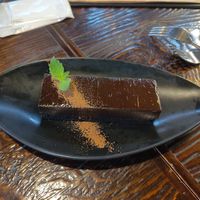 Chocolate tart at Vegetus 베제투스 in Seoul