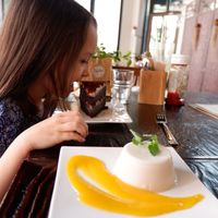 Panna Cotta And Chocolate Cake at Vegetus 베제투스 in Seoul