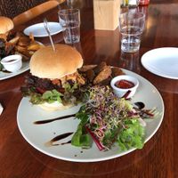 the jalapeño burger!  at Vegetus 베제투스 in Seoul