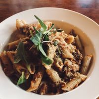 Vegan Pasta Bolognese! No gluten also. A bit spicy, but I love it 🥰  at Vegetus 베제투스 in Seoul