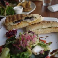 Pesto and cashew cream panini at Vegetus 베제투스 in Seoul